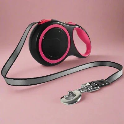 Laisse de Chien - MaxLeash™ - Rose - Toutou Paradis