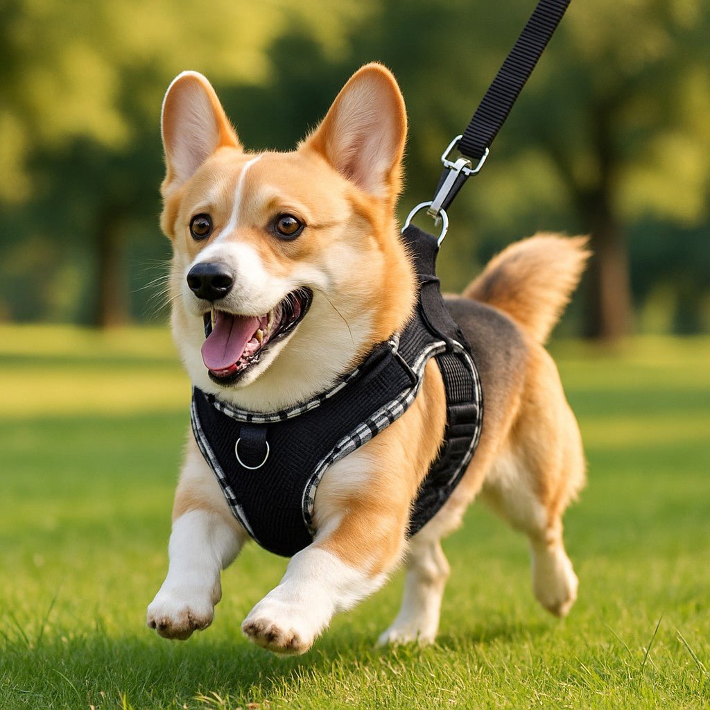 harnais petit chien noir fonce