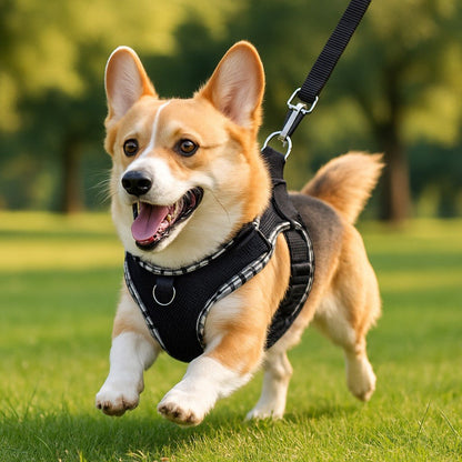 harnais petit chien noir fonce