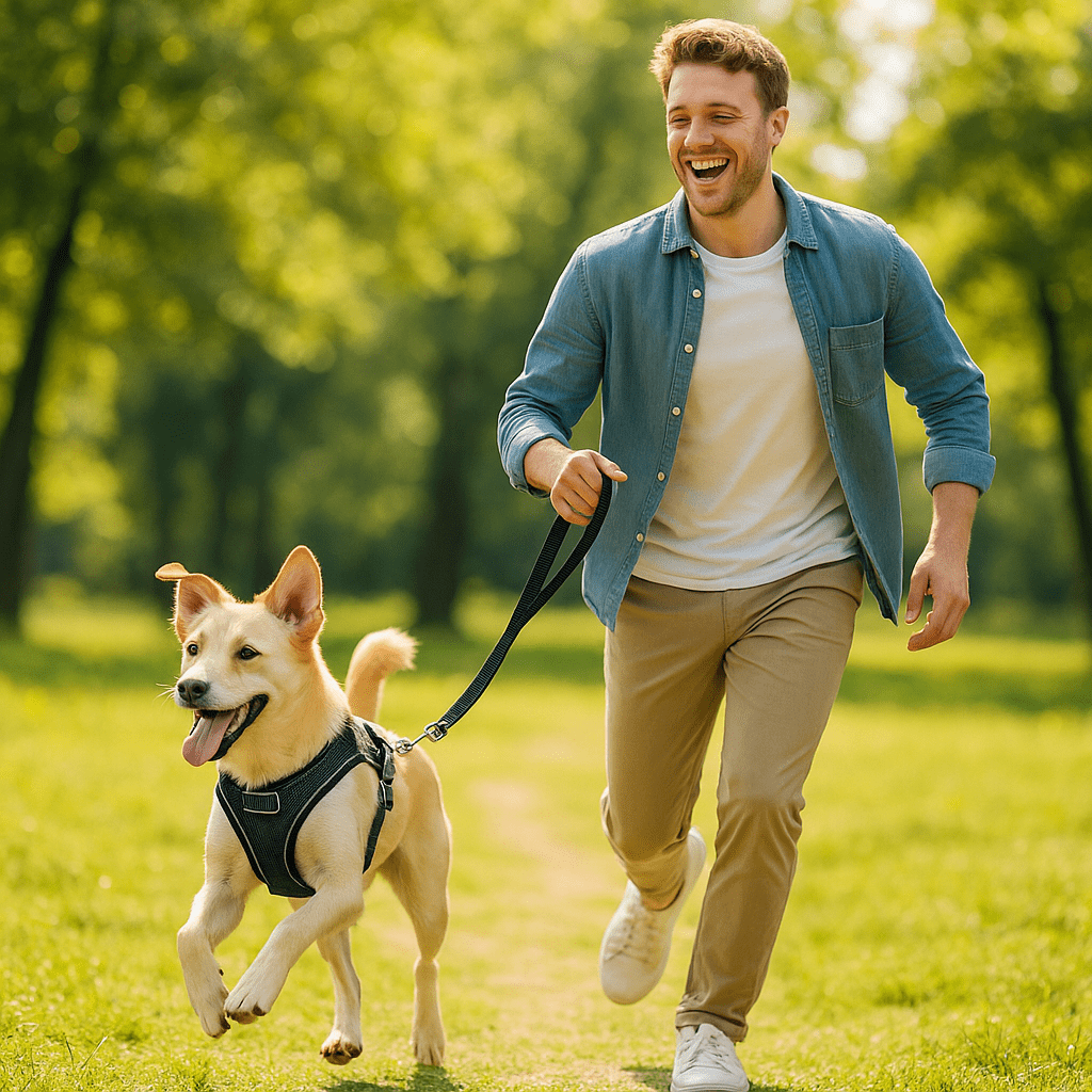 harnais petit chien noir